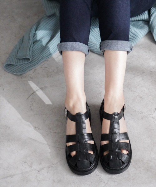 VIVIAN（ヴィヴィアン）の「ボリュームソールグルカサンダル（サンダル・レディース・D/ブラック系その他2/ブラウン系その他5/ホワイト系その他5・S/LL/L/M）」の4枚目の写真