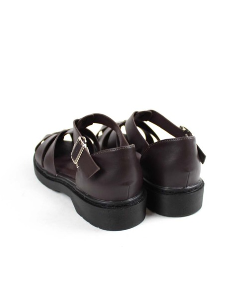 VIVIAN（ヴィヴィアン）の「ボリュームソールグルカサンダル（サンダル・レディース・D/ブラック系その他2/ブラウン系その他5/ホワイト系その他5・S/LL/L/M）」の14枚目の写真