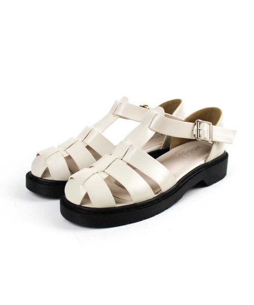 VIVIAN（ヴィヴィアン）の「ボリュームソールグルカサンダル（サンダル・レディース・D/ブラック系その他2/ブラウン系その他5/ホワイト系その他5・S/LL/L/M）」の9枚目の写真