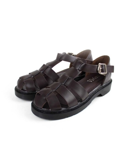 VIVIAN（ヴィヴィアン）の「ボリュームソールグルカサンダル（サンダル・レディース・D/ブラック系その他2/ブラウン系その他5/ホワイト系その他5・S/LL/L/M）」の11枚目の写真