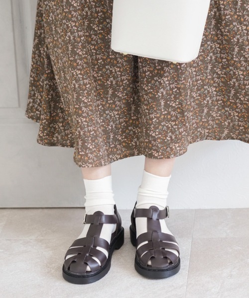VIVIAN（ヴィヴィアン）の「ボリュームソールグルカサンダル（サンダル・レディース・D/ブラック系その他2/ブラウン系その他5/ホワイト系その他5・S/LL/L/M）」の8枚目の写真