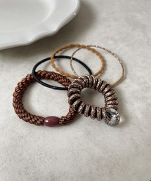 ラメ5本セットヘアゴム