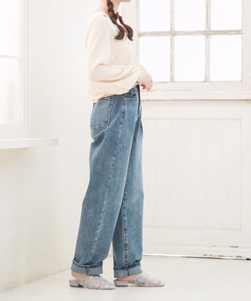 Newlyme(ニューリーミー)の「チュールレース2cmローヒールミュールサンダル(サンダル・レディース・ブラック/ゴールド/シルバー・22.5cm/23cm/23.5cm/24cm/24.5cm/25cm/25.5cm)」の12枚目の写真
