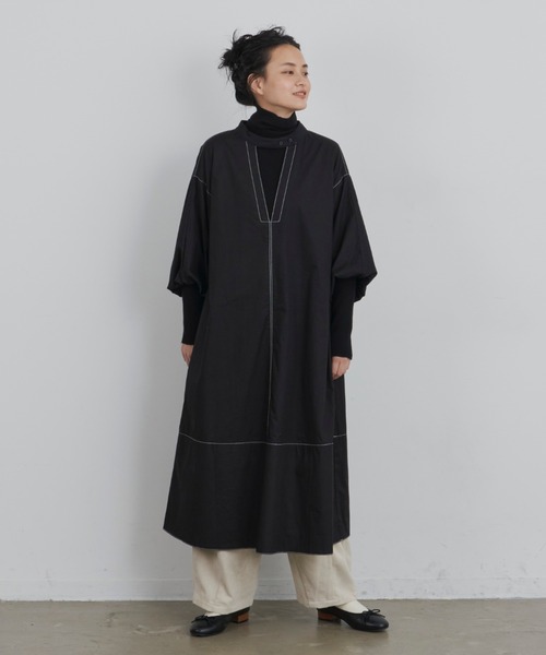 Libra Cue(リブラ キュー)の「2wayモノトーンステッチワンピース(ワンピース・レディース・ブラック/ブラウン/アイボリー・FREE)」の4枚目の写真