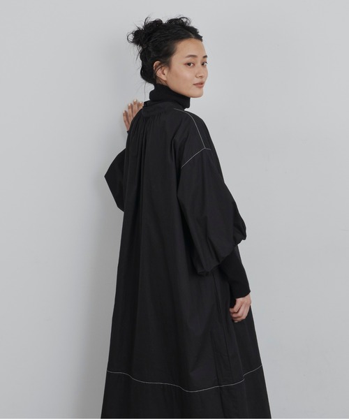 Libra Cue(リブラ キュー)の「2wayモノトーンステッチワンピース(ワンピース・レディース・ブラック/ブラウン/アイボリー・FREE)」の6枚目の写真