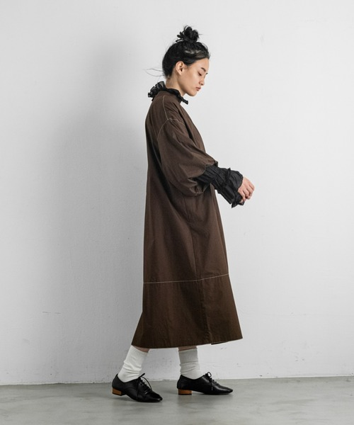 Libra Cue(リブラ キュー)の「2wayモノトーンステッチワンピース(ワンピース・レディース・ブラック/ブラウン/アイボリー・FREE)」の11枚目の写真