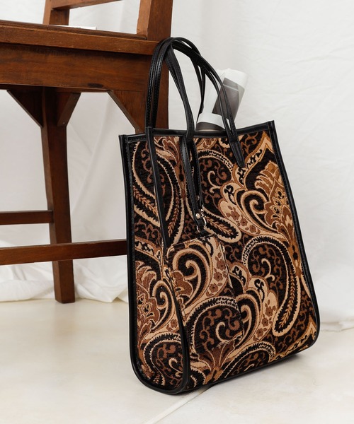 COLONY 2139（コロニートゥーワンスリーナイン）の「ジャガードポーチ付きトートバッグ/ショルダーバッグ（トートバッグ・レディース・ブラック/ブラウン/レオパード/ゼブラ/グリーン・FREE）」の19枚目の写真