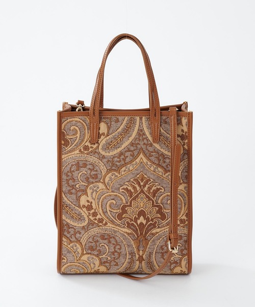 COLONY 2139（コロニートゥーワンスリーナイン）の「ジャガードポーチ付きトートバッグ/ショルダーバッグ（トートバッグ・レディース・ブラック/ブラウン/レオパード/ゼブラ/グリーン・FREE）」の20枚目の写真