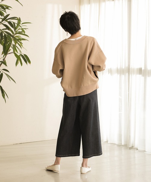 Bou Jeloud（ブージュルード）の「フロントＺＩＰパンツ（その他パンツ・レディース・インディゴブルー/ブラック/グレイッシュベージュ/ブルー・38）」の12枚目の写真