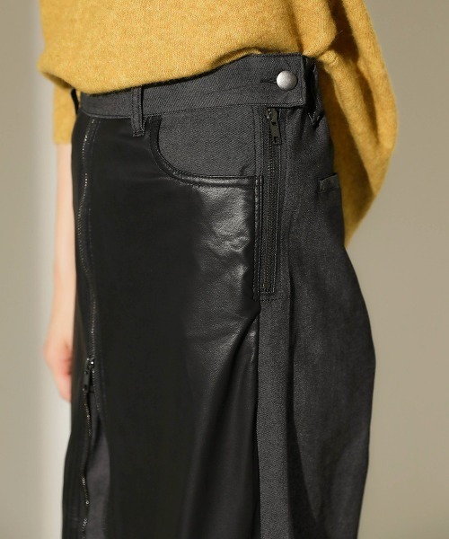 Bou Jeloud（ブージュルード）の「フロントＺＩＰパンツ（その他パンツ・レディース・インディゴブルー/ブラック/グレイッシュベージュ/ブルー・38）」の15枚目の写真