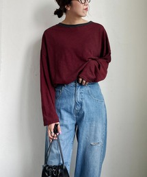 CAPRICIEUX LE'MAGE | 細ボーダーロンT(Tシャツ/カットソー)