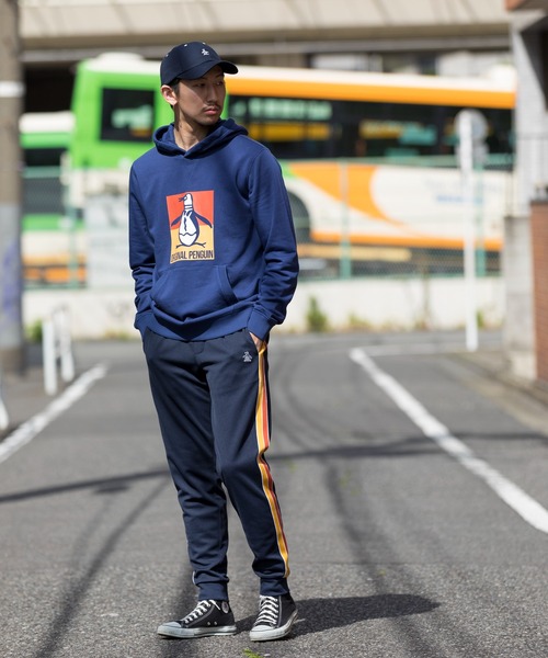 Original Penguin by Munsingwear（オリジナルペンギン バイ マンシングウェア）の「サイドライン トラックパンツ（その他パンツ・メンズ・ブラック/ネイビー・S/M/L/XL）」の10枚目の写真