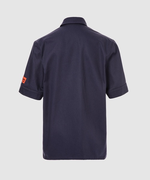 HERON PRESTON（ヘロンプレストン）の「LABEL FR CUTS SHIRT（シャツ/ブラウス・メンズ・ブルー・M/L）」の3枚目の写真