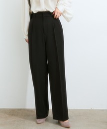 VIS | 【セットアップ対応】スタイルアップが叶う。美脚セミワイドパンツ(スラックス)