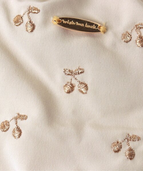 apres les cours（アプレレクール）の「さくらんぼ刺繍ポシェット（ショルダーバッグ・キッズ・ピンク/キナリ・FREE）」の7枚目の写真