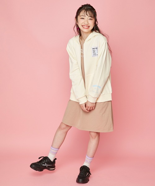 JENNI love(ジェニィラブ)の「ラインシースルークルーソックス(ソックス/靴下・キッズ・ラベンダー/ブラック/ミント・19-21cm/22-24cm)」の12枚目の写真