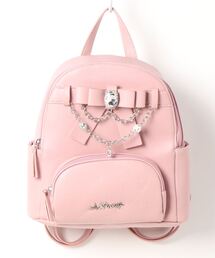 Ank Rouge（アンクルージュ）の「ビジューチェーン合皮ミニリュック（バックパック/リュック）」