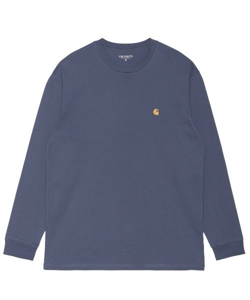 Carhartt WIP（カーハートダブリューアイピー）の「Carhartt WIP/カーハートダブリューアイピー ワンポイント チェイスロンT I026392（Tシャツ/カットソー・メンズ・ブラック/グリーン/ホワイト/ブルー/パープル/ブラウン・XL/L/M/XXL）」の5枚目の写真