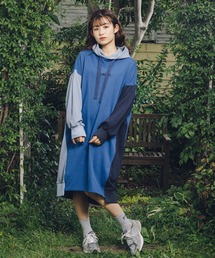 MILKFED. | PANELED HOODED SWEAT DRESS(ワンピース)