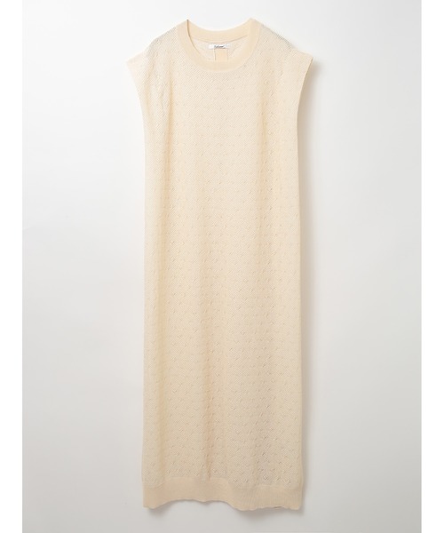 enchainement（アンシェヌマン）の「Sheer Jacquard Knit Dress