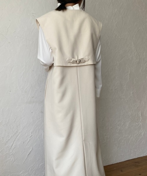 ReNorm(リノーム)の「【YUKIコラボ】2wayスタンドカラーブラウス(シャツ/ブラウス・レディース・オフホワイト/グレー・フリー)」の16枚目の写真