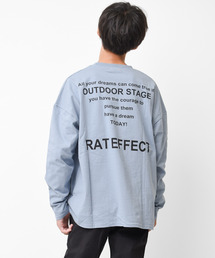 RAT EFFECT（ラットエフェクト）の「バックナロープリントロングTシャツ（Tシャツ/カットソー）」