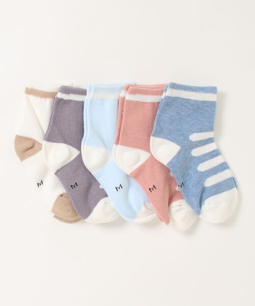 Anuenue（アヌエヌエ）の「キッズソックス（5足セット靴下）（ソックス/靴下・キッズ・A/B/C/D/E/F・M/L）」の7枚目の写真