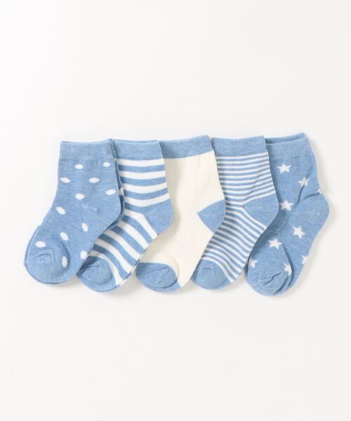 Anuenue（アヌエヌエ）の「キッズソックス（5足セット靴下）（ソックス/靴下・キッズ・A/B/C/D/E/F・M/L）」の4枚目の写真