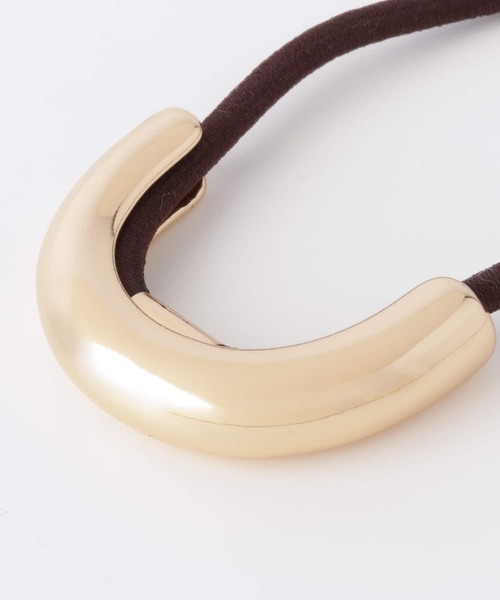 SMELLY（スメリー）の「メタルカーブヘアポニー（ヘアゴム・レディース・ゴールド・-）」の17枚目の写真