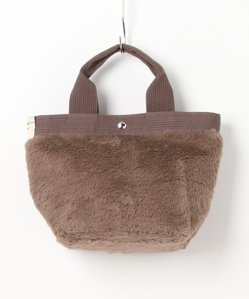 salle de bal（サルデバル）の「senbado / センバドー  ファー ミニョントート フェイクファー SDI（トートバッグ・レディース・その他2/ベージュ/その他1/ピンク/グレー/ブラック/マルーン/カーキ/ブラウン/その他3/グレー系その他・FREE）」の4枚目の写真