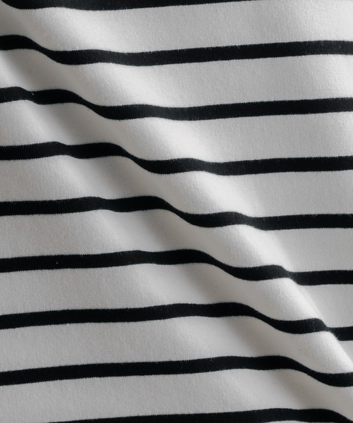 epnok(エプノック)の「ボーダールーズロンT(Tシャツ/カットソー・メンズ・オフホワイト/ブラック・SMALL/MEDIUM/LARGE)」の11枚目の写真