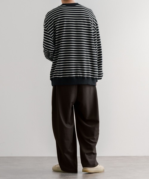 epnok(エプノック)の「ボーダールーズロンT(Tシャツ/カットソー・メンズ・オフホワイト/ブラック・SMALL/MEDIUM/LARGE)」の19枚目の写真