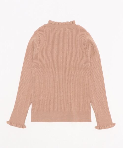 by LOVEiT（バイラビット）の「ハイゲージリブニット（ニット/セーター・キッズ・オフホワイト/ベージュ/ラベンダー/ブラック・160cm/120cm）」の5枚目の写真