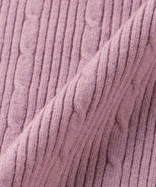 by LOVEiT（バイラビット）の「ハイゲージリブニット（ニット/セーター・キッズ・オフホワイト/ベージュ/ラベンダー/ブラック・160cm/120cm）」の13枚目の写真