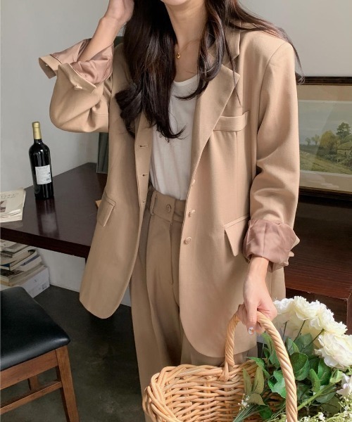 mood for a day（ムードフォーアデイ）の「biscuit slacks / ワイドスラックスパンツ（スラックス・レディース・ベージュ・FREE）」の5枚目の写真