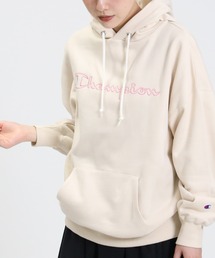 【Champion】ロゴ刺繍スウェットパーカー