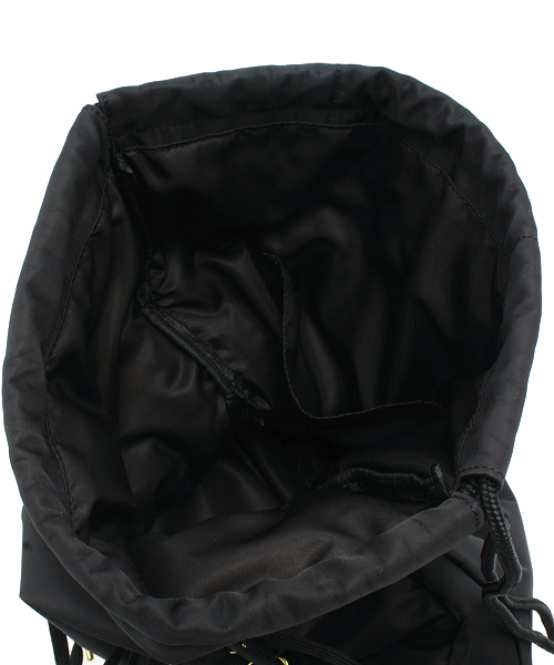 WEGO（ウィゴー）の「WEGO/レースアップナップサック（バックパック/リュック・レディース・ブラック/カーキ・FREE）」の12枚目の写真