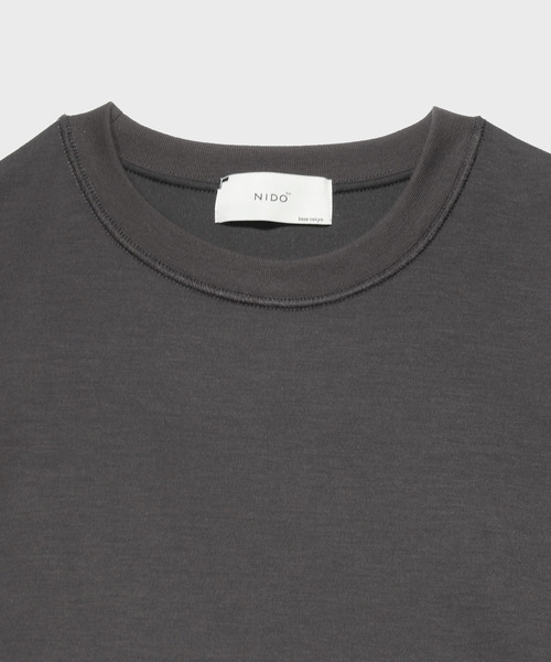 NIDO（ニド）の「フェイクレイヤードロンT（Tシャツ/カットソー・メンズ・グリーン/グレイッシュベージュ/チャコール・M/L）」の13枚目の写真