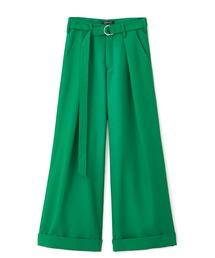 【LiNOH】BELTED WIDE PANTS