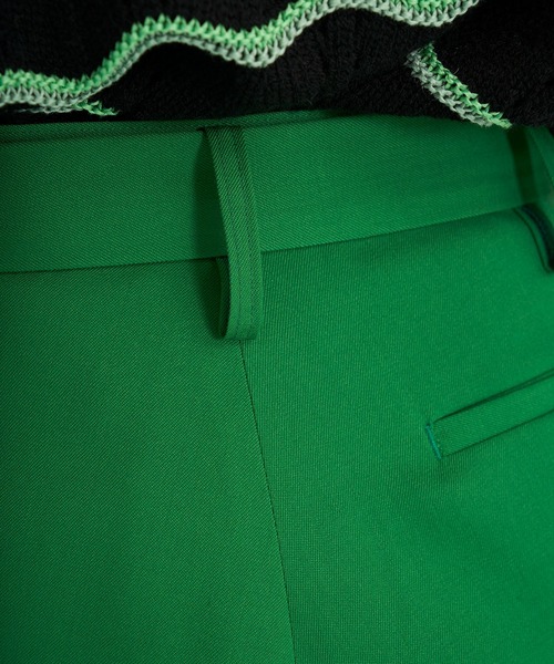 LiNoH（リノー）の「【LiNOH】BELTED WIDE PANTS（スラックス・メンズ・グリーン・1/2）」の10枚目の写真