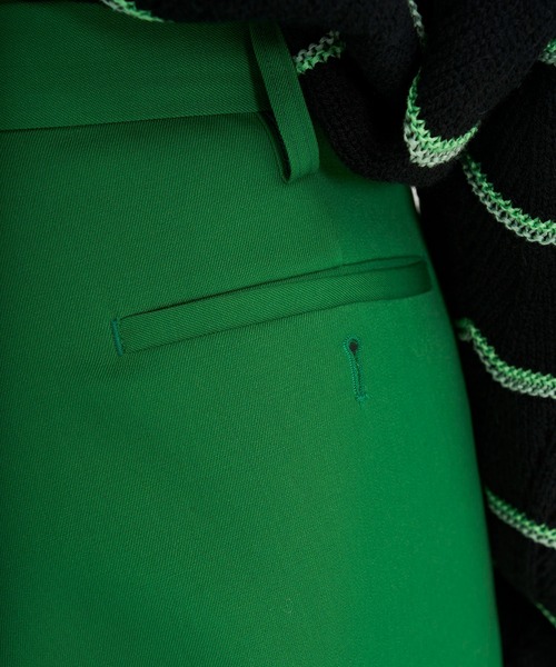 LiNoH（リノー）の「【LiNOH】BELTED WIDE PANTS（スラックス・メンズ・グリーン・1/2）」の11枚目の写真