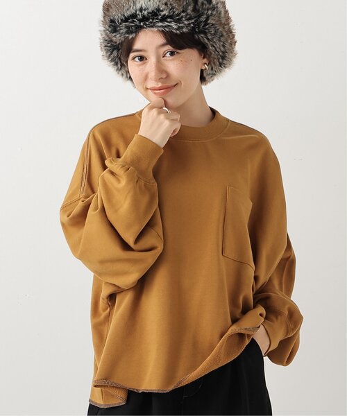 DOUBLE NAME(ダブルネーム)の「カラフルBIGプルオーバー(Tシャツ/カットソー・レディース・レッド/オフホワイト/サックスブルー/マスタード/ブラック系・FREE)」の10枚目の写真