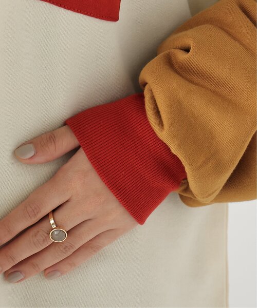 DOUBLE NAME(ダブルネーム)の「カラフルBIGプルオーバー(Tシャツ/カットソー・レディース・レッド/オフホワイト/サックスブルー/マスタード/ブラック系・FREE)」の7枚目の写真