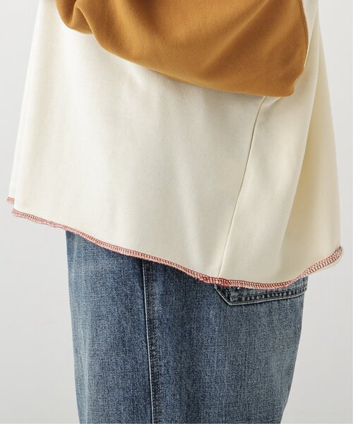 DOUBLE NAME(ダブルネーム)の「カラフルBIGプルオーバー(Tシャツ/カットソー・レディース・レッド/オフホワイト/サックスブルー/マスタード/ブラック系・FREE)」の21枚目の写真