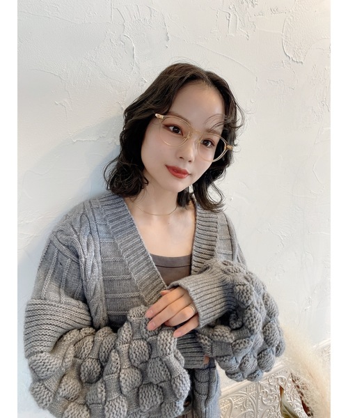 JUMELLE（ジュメロ）の「ボリュームスリーブニット（カーディガン/ボレロ・レディース・グレー・FREE）」の10枚目の写真