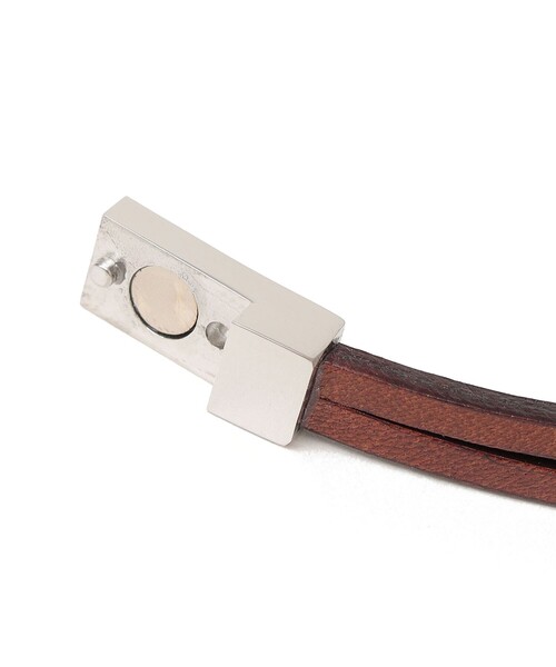 SHIPS any（シップス エニィ）の「SHIPS any: レザー マグネット ブレスレット◇（ブレスレット・メンズ・ダークブラウン/ブラウン/ブラック/ダークグレー・ONE SIZE）」の20枚目の写真