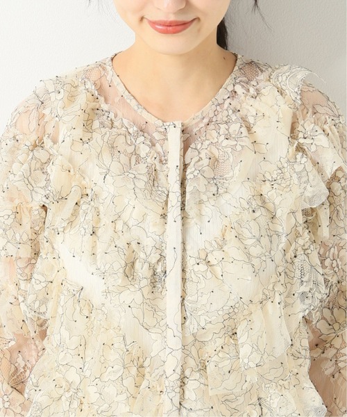 IENA(イエナ)の「【Leonie/レオニィ】レースブラウス(シャツ/ブラウス・レディース・ホワイト・FREE)」の6枚目の写真