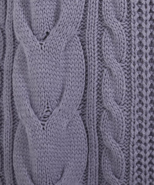 SHOO・LA・RUE（シューラルー）の「◆ケーブルミックスワンピース（ワンピース・レディース・ライトブルー/アイボリー/ブラック・03/02/04）」の21枚目の写真