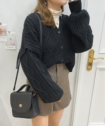 マルチwayパッチワークケーブルニット【ZOZOTOWN限定アイテム】