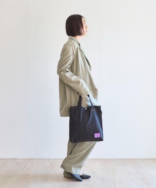 PR01.(ピーアールワン)の「「N/ordinary」CRUMPLE 3WAY SHOULDER BAG (SMALL)(ショルダーバッグ・メンズ・カーキ/パープル/ブラック/ベージュ/イエロー・FREE)」の15枚目の写真